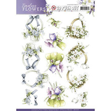 Precious Marieke Timeless Flowers - 3D Push Out Toppers