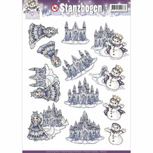 Yvonne Creations Magical Winter Princess Punchout Sheet, Multicolor