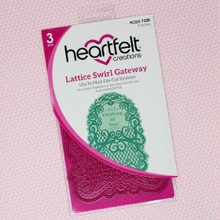 Heartfelt Creations- Lattice Swirl Gateway Die