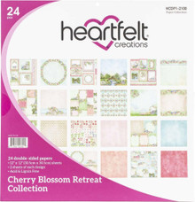 Heartfelt Creations Double-sided Paper Pad 12'x12' 24/pkg-cherry Blossom Retreat