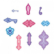 Heartfelt Creations Window Hinges Die HCD17285