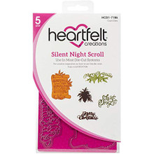 Heartfelt Creations Cut Emboss Dies ~ Silent Night Scroll HCD17186
