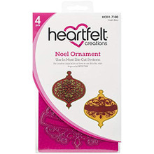 Heartfelt Creations Cut & Emboss Dies - Noel Ornament