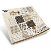 Find It Trading- Berrie's Beauties 8"x8" Paper Pack- Coffee Moments BBPP10018