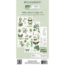 49 and Market Willow Rub-on Transfer Set