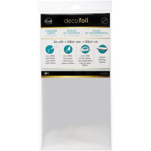 Deco Foil Siver Argente Pateado 20-PK for Paper & Fabric - 20 Transfer Sheets - by Thermoweb