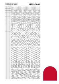 Find It Trading Hobbydots Sticker Style 14 - Red