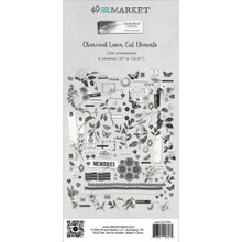 49 and Market- Color Swatch Charcoal Laser Cut Elements