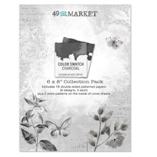49 and Market- Color Swatch Charcoal 6x8" Mini Collection Pack
