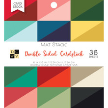 DCWV Card Stock 6"X6" Double-Sided Printed Cardstock- 36 sheets
