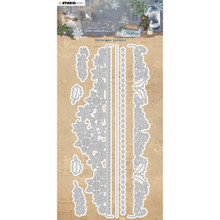 Studio Light Jenine's Mindful Art Collection- Vintage Christmas- Christmas Borders Die Set