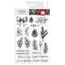Tonic Studios- Timeless Tidings 6"x8" Stamp Set