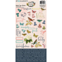 49 and Market by Katie Pertiet- Birdsong Washi Tape Sheets