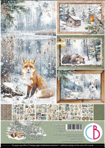 Ciao Bella A4 Creative Pad- 9 Double-sided papers- Forest Tales