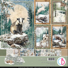 Ciao Bella 12"x 12" Paper Pad- 12 Double-sided papers- Forest Tales