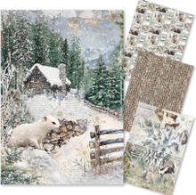 Ciao Bella A4 Rice Paper- 4 Designs- Forest Tales