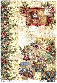 Ciao Bella Papercrafting A4 Rice Paper- Hidden Gems