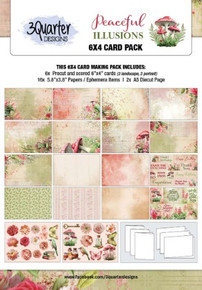 3Quarter Designs- Peaceful Illusions- 6x4 Card Pack