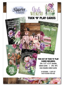 3Quarter Designs- Girls Weekend- Tuck "N" Play Cards