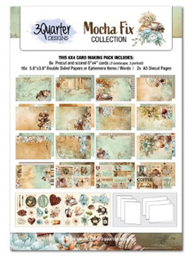 3Quarter Designs- Mocha Fix- 6x4 Card Pack