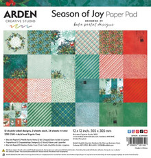 Arden Creative Studio- 12"x12" Paper Pad- Season of Joy