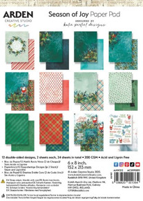 Arden Creative Studio- 6"x8" Paper Pad- Season of Joy