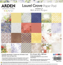 Arden Creative Studio- 12"x12" Paper Pad- Laurel Grove