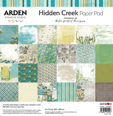 Arden Creative Studio- 12"x12" Paper Pad- Hidden Creek