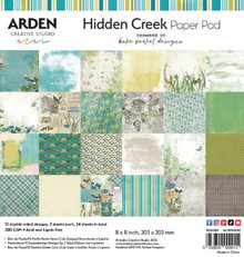 Arden Creative Studio- 8"x8" Paper Pad- Hidden Creek