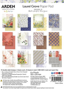 Arden Creative Studio- 6"x8" Paper Pad- Laurel Grove