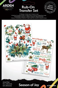 Arden Creative Studio- Rub-On Transfer Set- Season of Joy