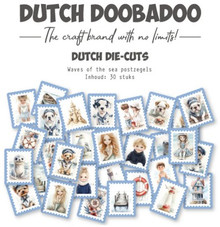 Dutch Doobadoo- Die-Cuts- Waves of the Sea Stamps