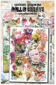 AALL & Create- Rub-On Sheets- Bloomscape