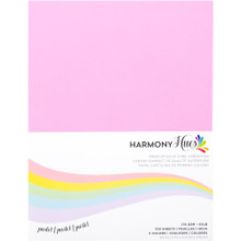Harmony Hues 65lb Cardstock 8.5X11 100Pkg - Pastels