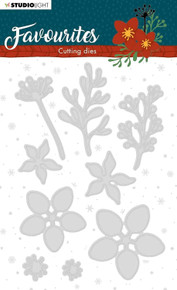 Studio Light- Favorites Cutting Die- Winter Sprigs and Flowers
