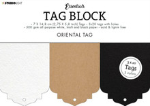 Studio Light Tag Block Ticket Tag Essentials 60 Tags nr.02