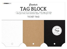 Studio Light Tag Block Ticket Tag Essentials 60 Tags nr.06
