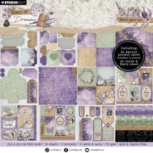 Studio Light- Diary of Dreams- 8x8 Paper Pad- Mixed Paper Pad