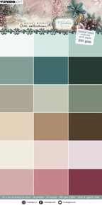 Studio Light- Jenine's Mindful Art Collection- Christmas Blush- Unicolor 5.9" x 11.8" Double-sided Paper Pad