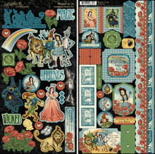 Graphic 45- Cardstock Sticker Set- Wonder of Oz