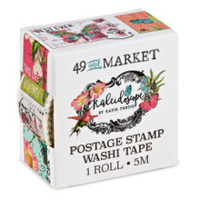 49 and Market by Katie Pertiet- Kaleidoscope Postage Stamp Washi Roll