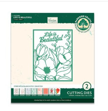 Couture Creations Life is Beautiful Cutting Die Set 2pc