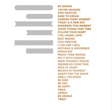 Couture Creations Hotfoil Stamp & Die Set Dare To Dream