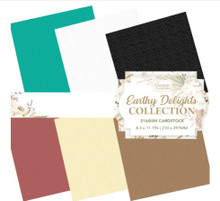 Couture Creations Earthy Delights Collection A4 Cardstock 24Sh 6Colors