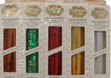Couture Creations Traditional Christmas 5 Pack of Heat Activated Foils