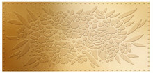 Couture Creations Embossing Folder DL Size- Falling Florals