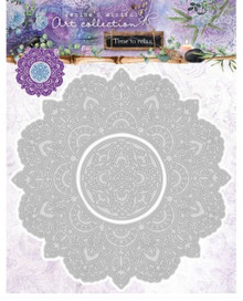 Studio Light Jenine's Mindful Art Cutting Die Mandala 13cm Time to Relax nr.12