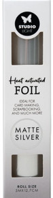 Studio Light- Heat Activated Foil 5m Roll- Matte Silver