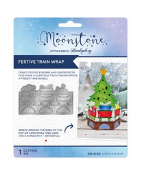 Hunkydory Crafts Moonstone Dies - Festive Train Wrap