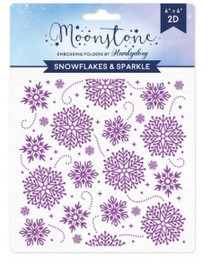 Hunkydory Moonstone Embossing Folder Snowflakes & Sparkle